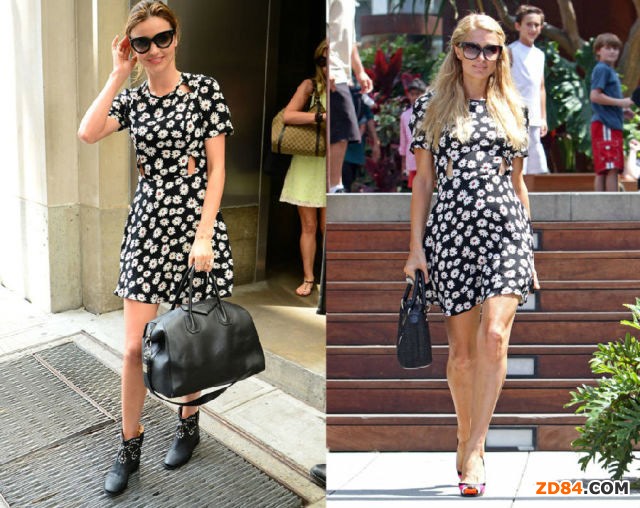 米蘭達(dá)·可兒 (Miranda Kerr) PK 帕麗斯·希爾頓(Paris Hilton)