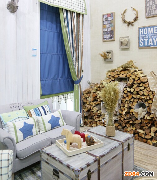 布藝混搭小清新 冷“淡”亦柔情