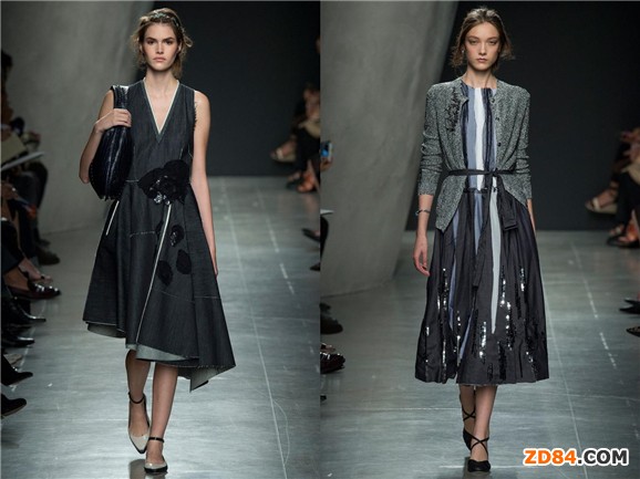 米蘭時(shí)裝周8個(gè)大牌集錦 剛?cè)岵?jì)的現(xiàn)代女性美