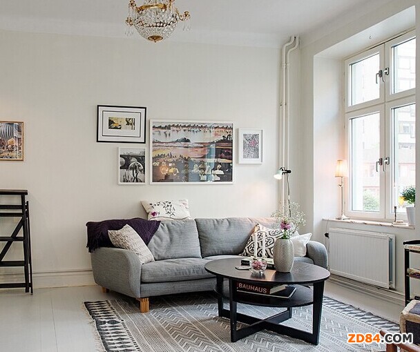 淺麻灰的舒適空間 68平年代感的北歐小居