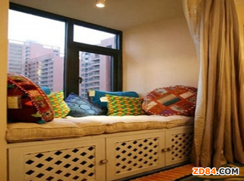 小戶型閣樓窗簾裝修效果圖大全