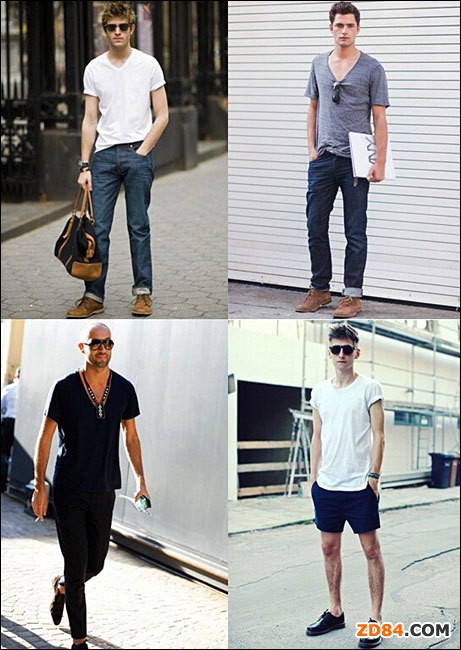 型男出街必備時尚T恤