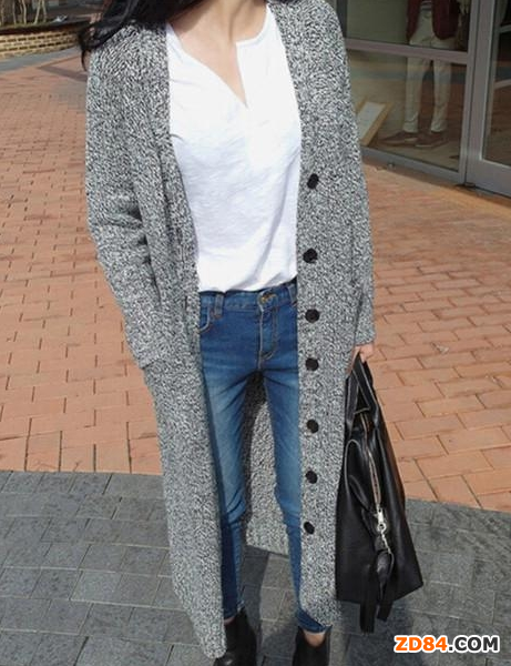 百搭長款外套毛衣 既休閑又舒適