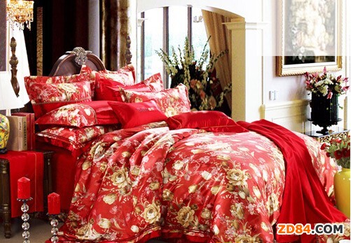 愉悅家紡?fù)瞥鲋惺皆瓌?chuàng)婚慶新品系列