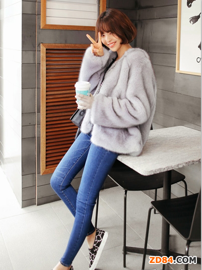 仿皮草外套更時尚盡顯奢華